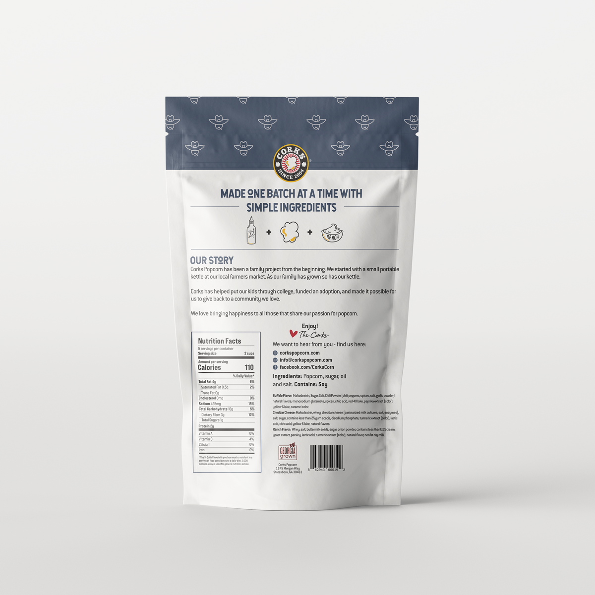 Buffalo Ranch | Corks Popcorn