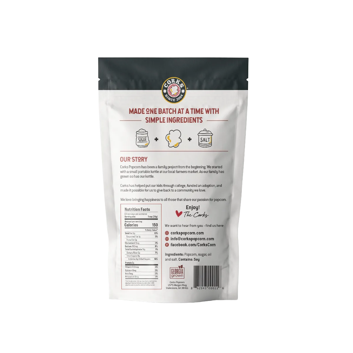 The Original Kettle Corn (10 Gallon Bag)